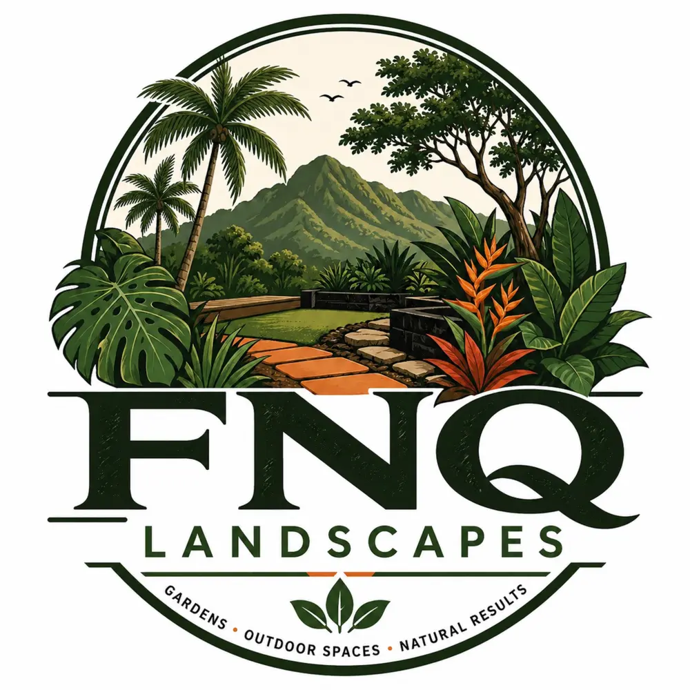 FNQ Landscapes tropical garden emblem